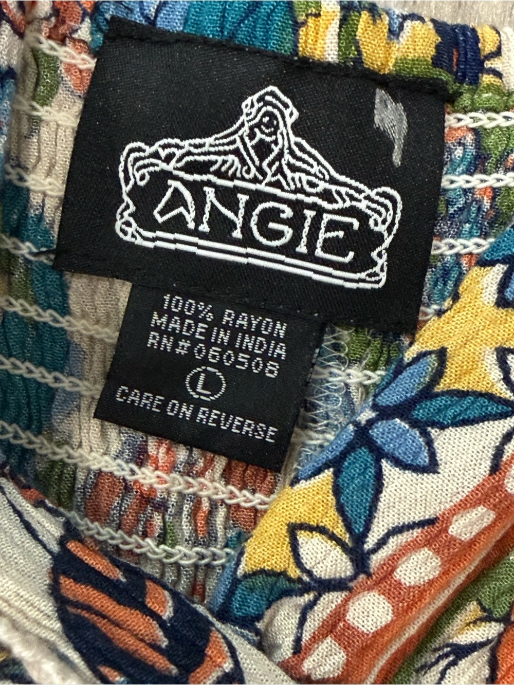 Angie Floral Boho Maxi Dress | Size L | Lace Trim | Festival Cottagecore - Picture 4 of 8